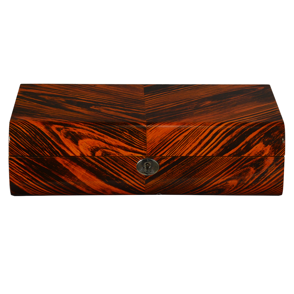 10-Slot Glossy Watch Case - Handmade